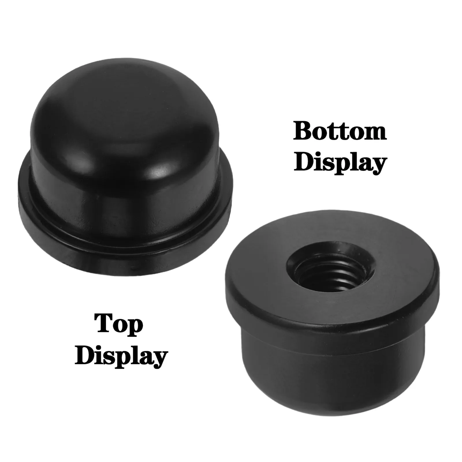 

4 шт. черные декоративные наконечники для ламп в классическом американском стиле, замена для настольных и напольных светильников, держателей для ламп-арф.