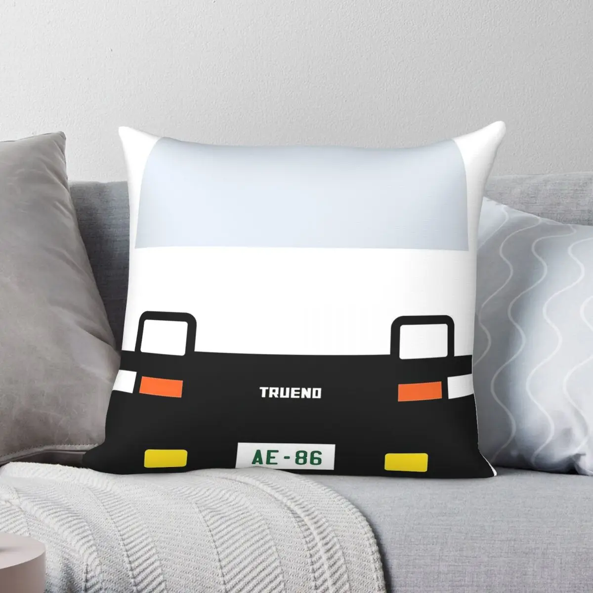 Sprinter Trueno Ae86 Square Pillowcase Polyester Linen Velvet Printed Zip Decorative Home Cushion Cover