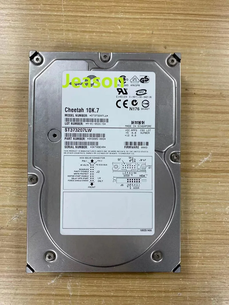 

FOR Seagate Cheetah 10k.7 ST373207LW 73GB SCSI 3.5 Internal Hard Drive