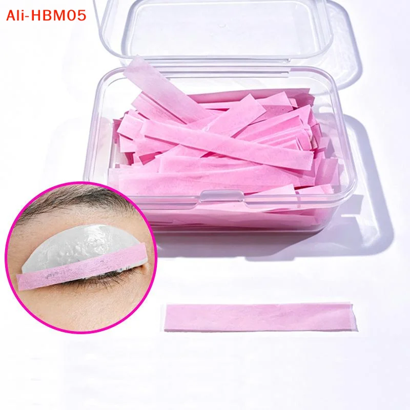 (HB05)500/1000Pcs Eyelash Perm Covering Paper Keratin Eyelash Lifting Film Press Eyelash Pressing Paper Curling Fixing Eyelash