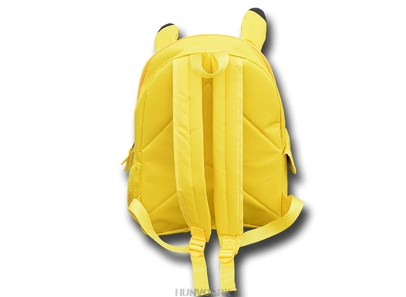 Pokemon Pikachu Backpack Yellow Children School Bags Cute Prints Monster Schoolbags with Ears design Capacity Cartoon Mochilas