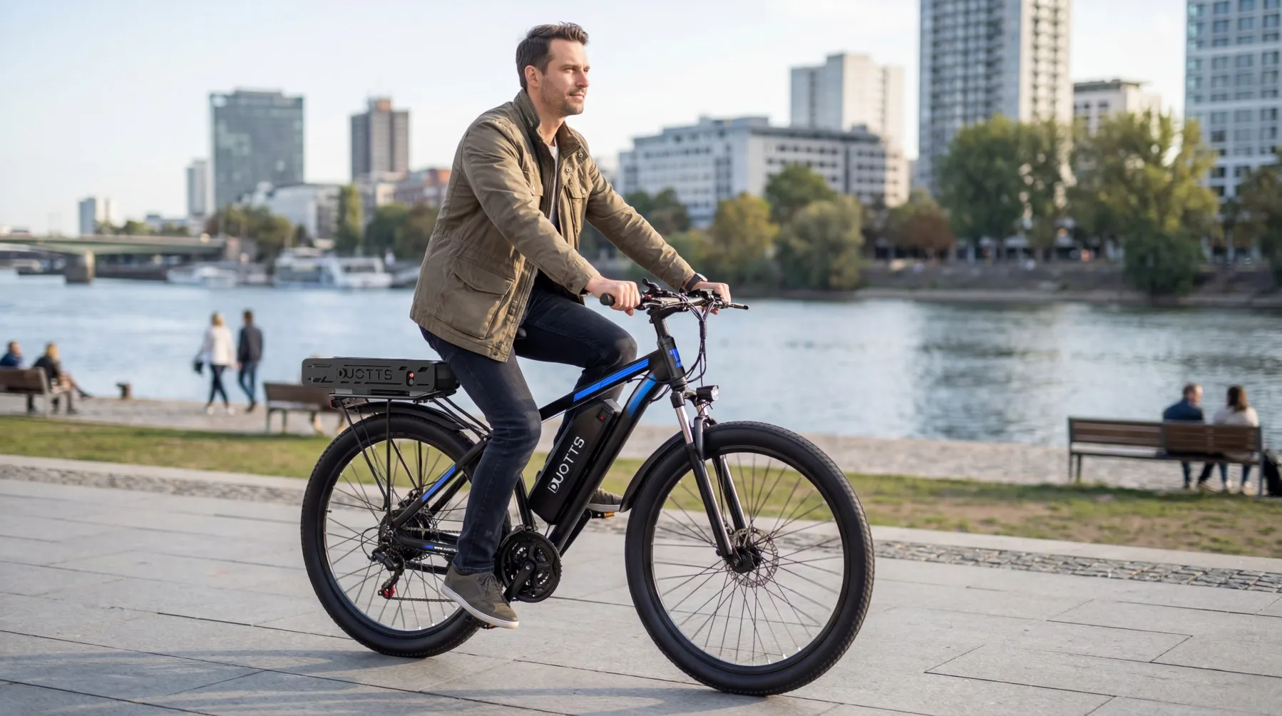 DUOTTS C29-K E-Bike 750W 48V 15Ah/22,5Ah Doppelbatterie 29" 21-Gang E-Bike mit 65Nm Drehmoment, hydraulischen Scheibenbremsen, 150-170km Reichweite mit Tretunterstützung, Bluetooth LCD-Display,