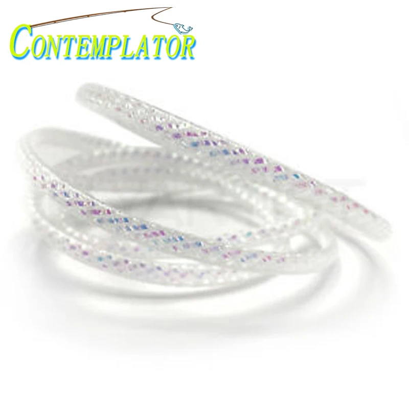 COMTEMPLATOR 8meters 2/4/6/8mm Pearlescent Braid Mylar Tubing Fly Tying Materials Round Holographic Cord Saltwater Fly Patterns