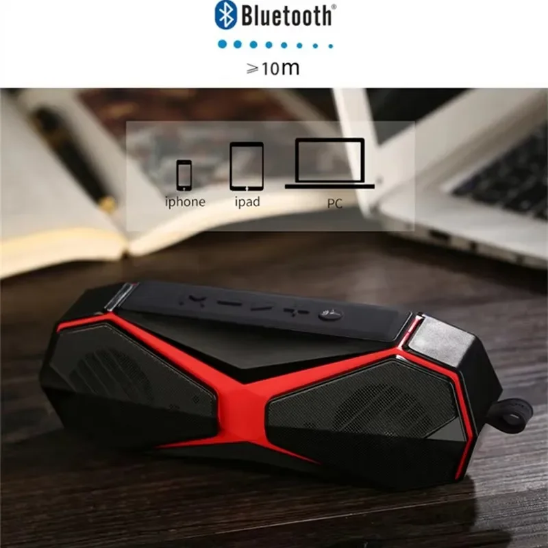 Altavoz BlueTooth impermeable IPX7 para ducha, altavoz de silicona para exteriores, Supergraves, Audio antimosquitos, sonido grande con llamada manos libres