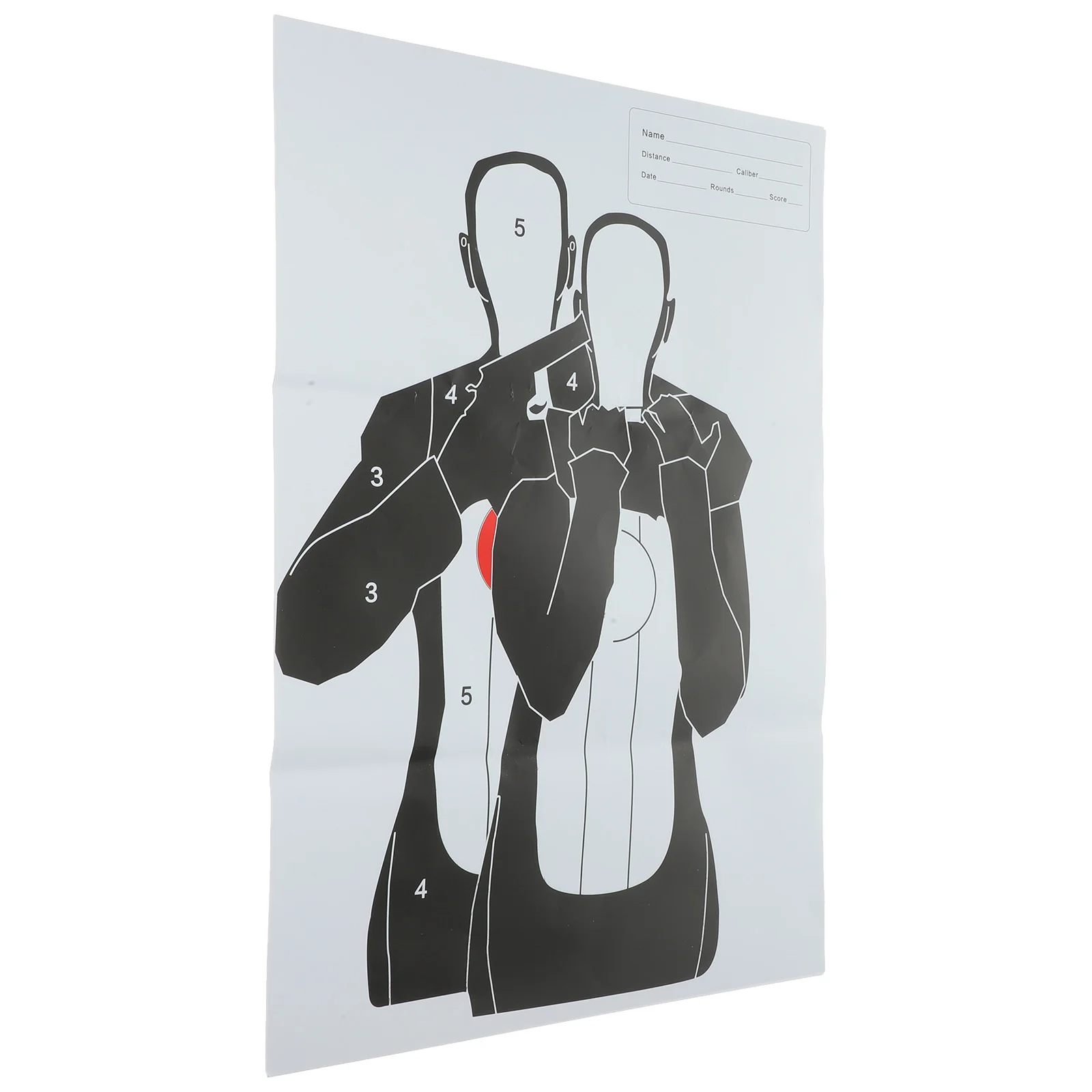 

2pcs 2 Sheets 17.7x12.6 Inch Cephalothorax Ring Target Paper Shaped Targets for Shooting Sports Archery Practice Indoors