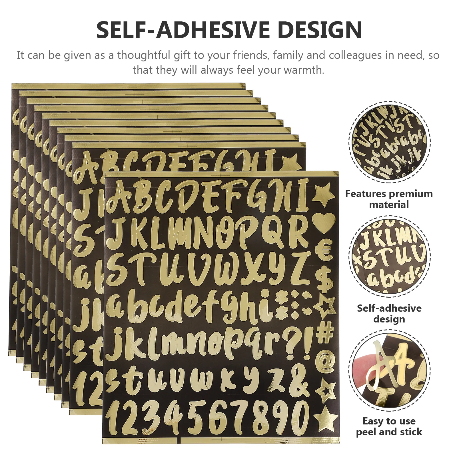 ملصقات أرقام الأبجدية لصندوق البريد في الهواء الطلق شارات ذاتية اللصق حروف عاكسة لوحة باب المنزل نافذة الحرفية #4