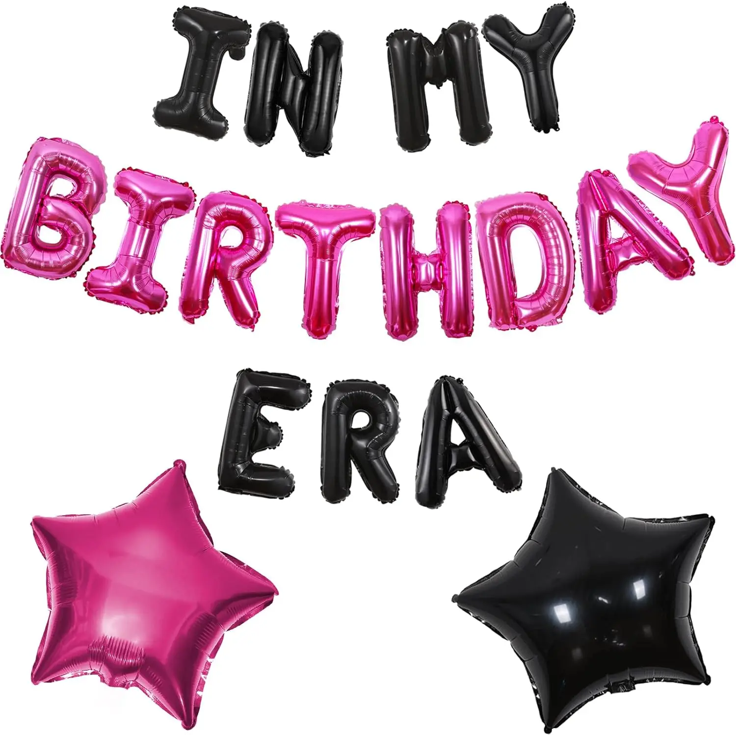 

In My Birthday Era Bunting Banner Happy Birthday Decor Balloon Birthday Funny Decor for 18th 20th 25th 30th