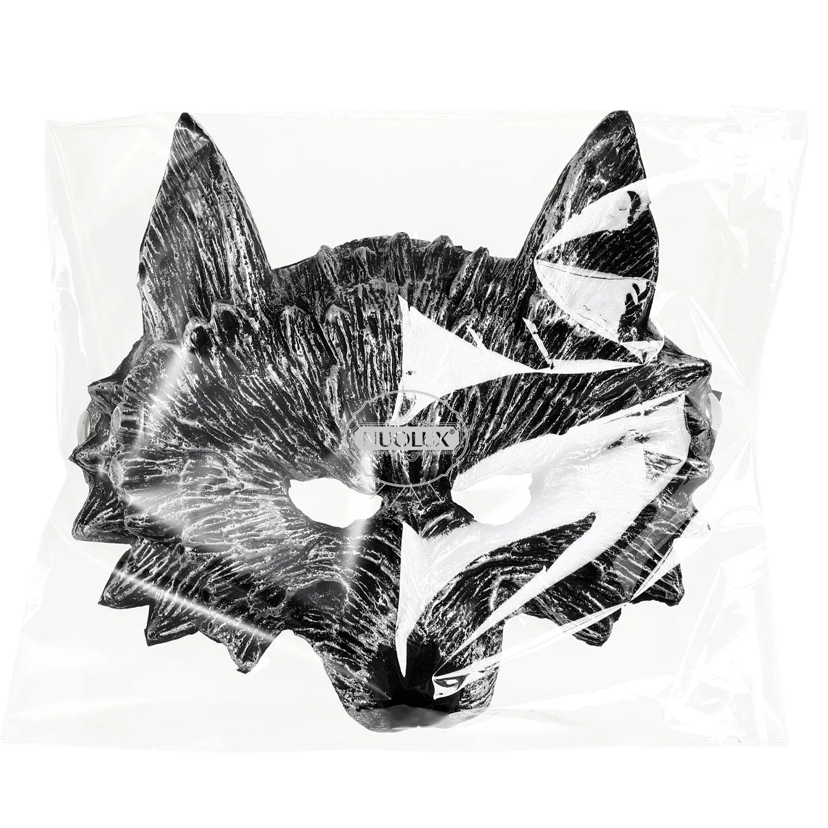 NUOLUX Grey Wolf Head Mask Fancy Dress Party Props for Cosplay Halloween Masquerade