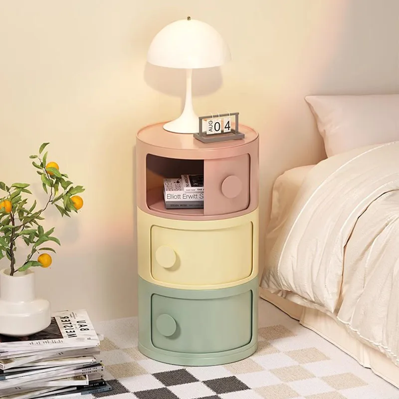 Childern Space Saving Cute Bedside Table Simple Narrow Side Night Table Coffee Modern Meubles Rangement Kids Room Furnitures