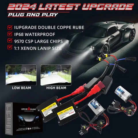 55W 65W H7 led Xenon Headlight bulb Slim Ballast kit HID Xenon 12V H1 H3 H11 h7 xenon hid kit 4300k 6000k Replace Halogen Lamp 10 best sales xenon hid - №2