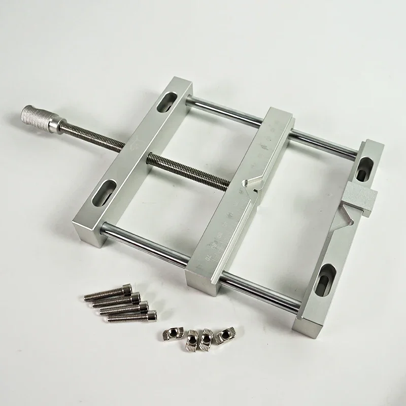 Cnc Torno de Mandíbula Paralela Torno Liso Qgg Liga de Alumínio Pinças Planas Vice para Cnc Gravura Fresadora e Escultura Máquina Novo ly