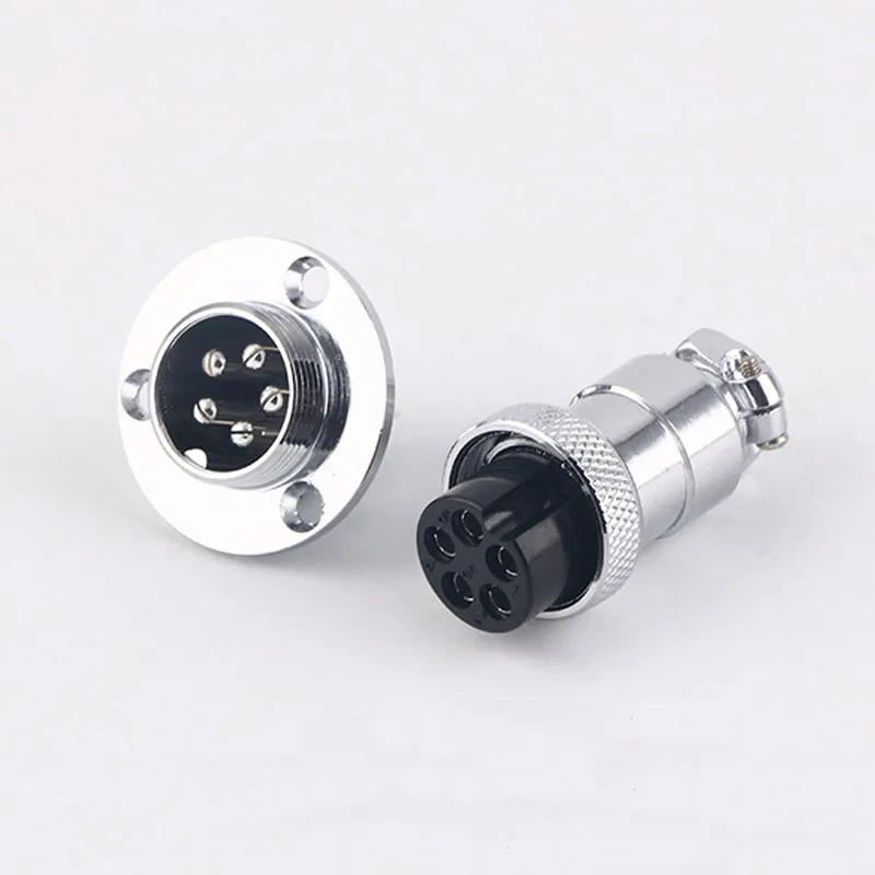 GX20 Connecotor flange mounting  plug male and female 2Pin 3pin 4pin 5pin 6pin 7/8/910/11/12/14/ 15pin connectors