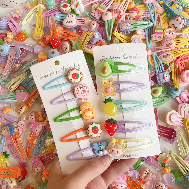 10Pcs/Lot Fashion Children Hair Accessories BB Head Dripping Clips Broken Baby Bangs Side Hairpin Headgear Girls Fairy Headdress