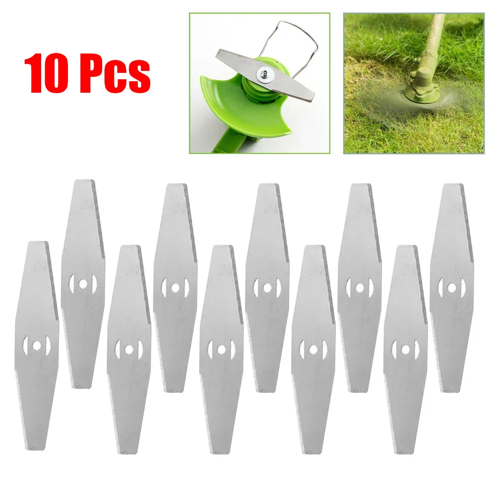 Imagem -05 - Metal Grass Trimmer Blades Replacement Lawn Mower Fittings Garden Tool Acessórios Facas de Corte 150 mm 10 Pcs