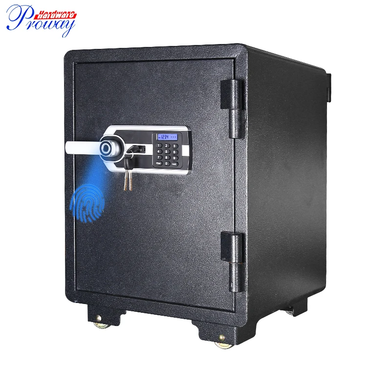 High Quality Heavy Du ty Luxury Home LCD Display Electronic Security Digital Fireproof Caja Fuerte Fingerprint Safe Box