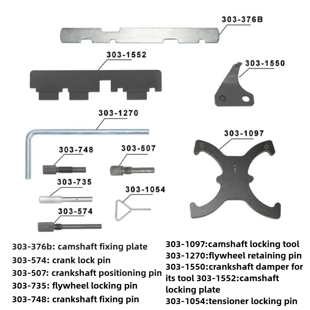 Engine Timing Tool Kit for Ford 1.6 TI-VCT 1.6 Duratec EcoBoost C-MAX Fiesta Focus