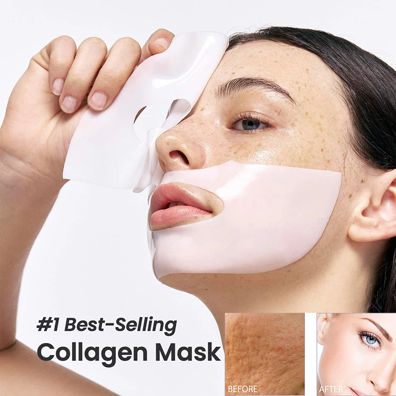 

Bio Collagen Facial Masks Skin Care Deep Hydration Moisturizing Shrink Pores Anti Aging Reduce Fine Lines Face Lifting Whitening