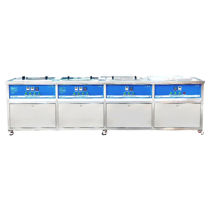 Industrial four-slot ultrasonic cleaning machine Hardware industry oil removal and rust removal large-capacity equipment