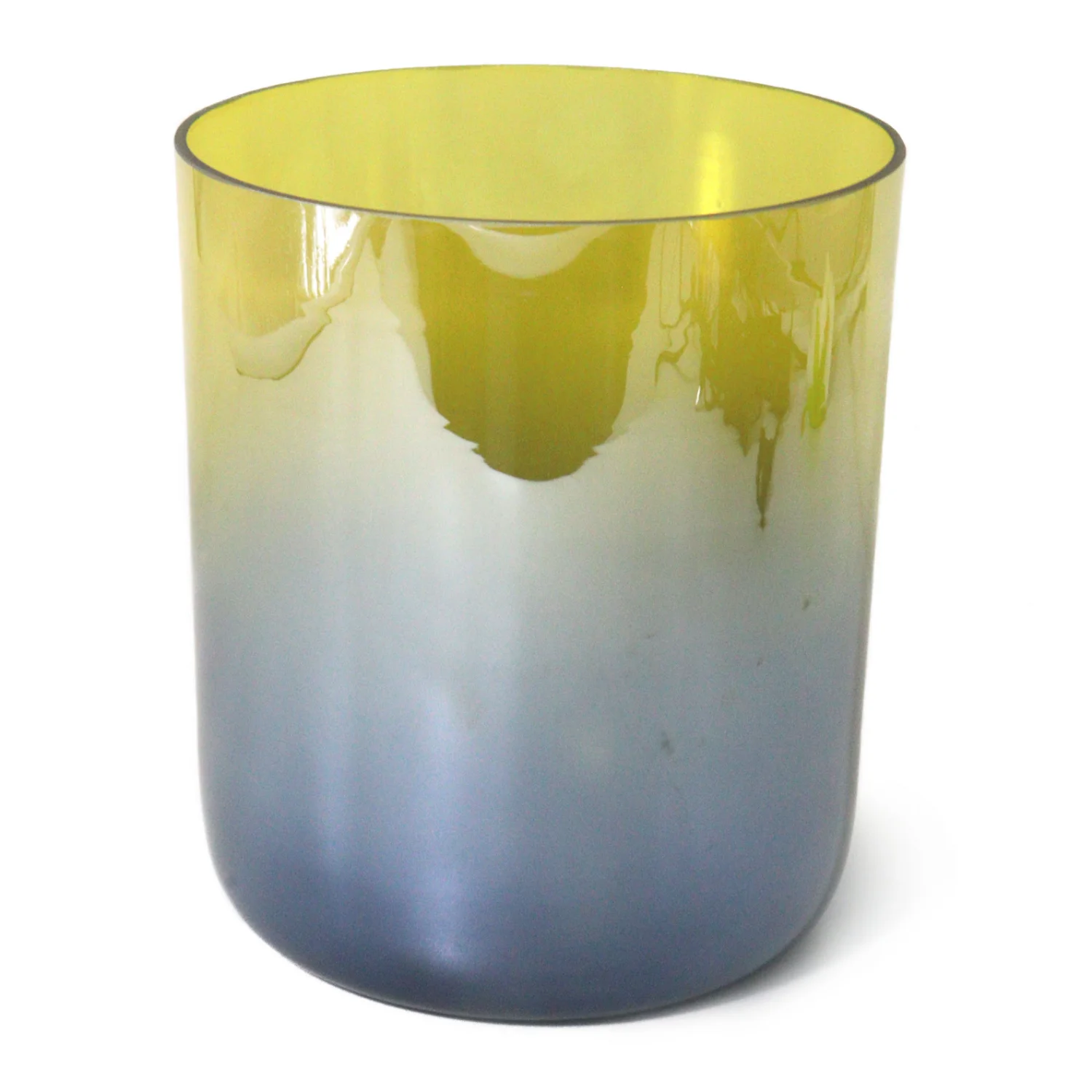 STAR LINKUP Gradient Yellow Black Alchemy Crystal Singing Bowl Solar Plexus Chakra Balance Sound Therapy Quartz Meditation Bowl