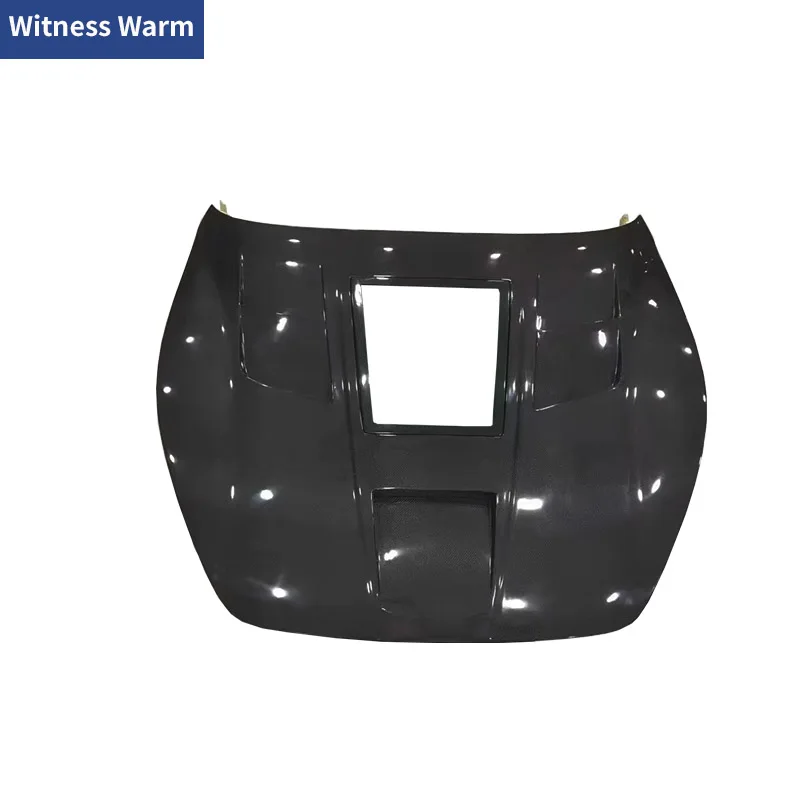 لمازيراتي جي تي اس جران توريزمو 2008-2015 نمط شفاف من ألياف الكربون/غطاء محرك FRP غطاء محرك غطاء محرك السيارة