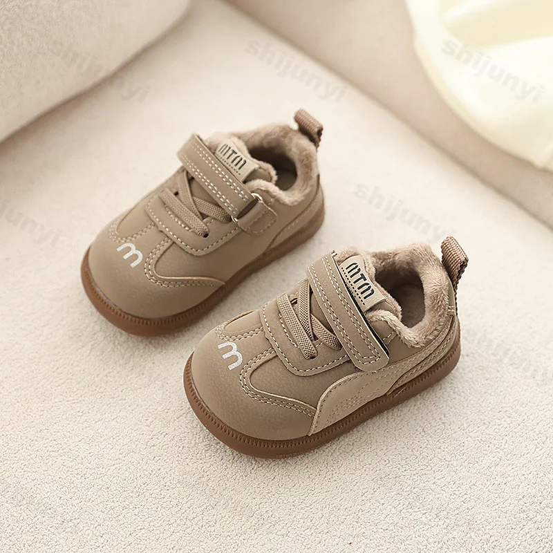 طفل رضيع أحذية رياضية كاجوال شتاء جديد بنات بنين أحذية رياضية لينة وحيد موضة أطفال حذاء كاجوال حذاء المشي الرجعية للأطفال #5