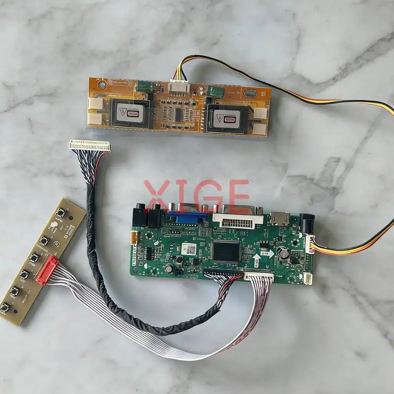 

Matrix Controller Drive Board Fit M170MNE1 HSD170ME13 HT170E01 HT170EX1 1280*1024 HDMI+DVI+VGA 1280x1024 4-CCFL LVDS 30-Pins Kit