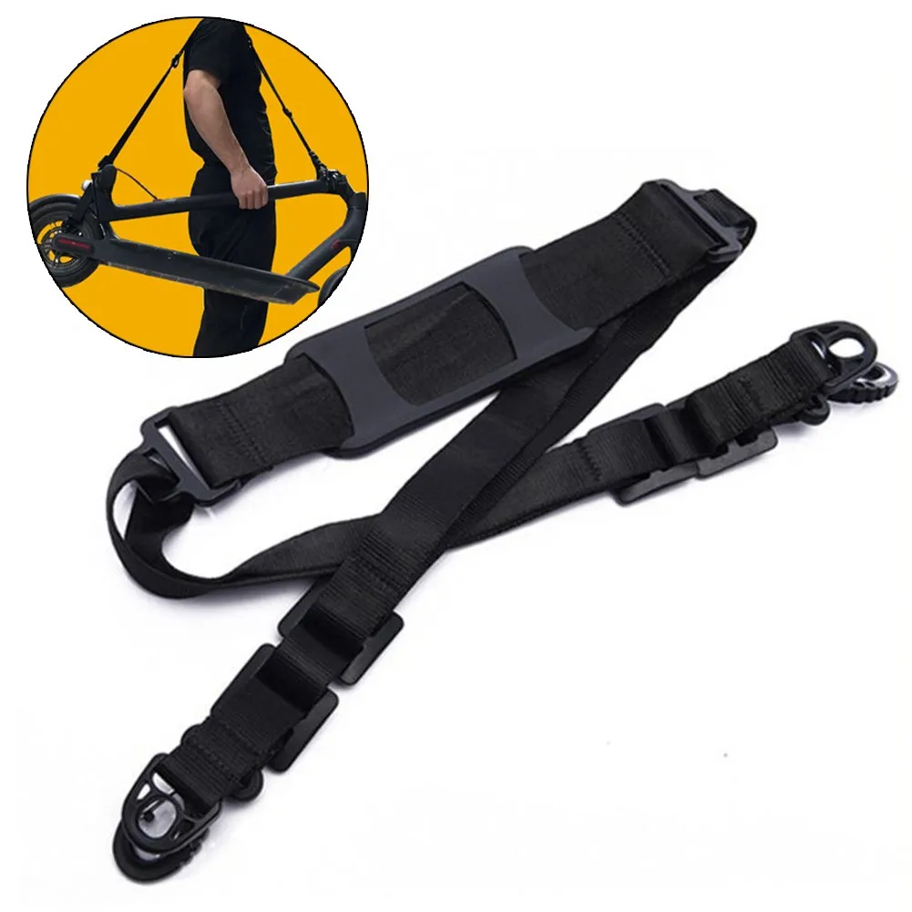 Easy Use High Quality Hot Sale Scooter Shoulder Strap Shoulder Strap High Quality Nylon Black Folding Hand Carrying