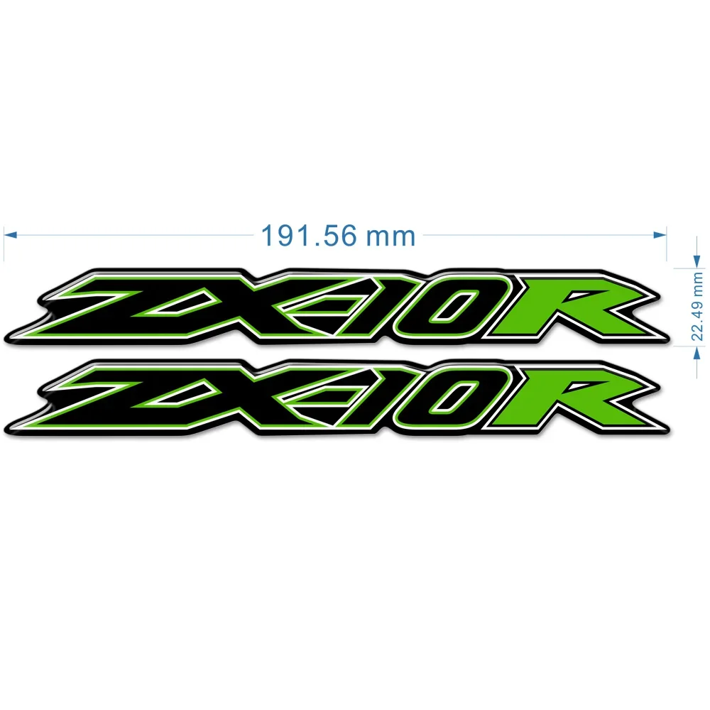 Aufkleber für Kawasaki Ninja ZX-10R ZX10R ZX 10R Tank Pad Verkleidung Aufkleber Schutz Emblem Abzeichen Logo 2015 2016 2017 2018 2019 2020