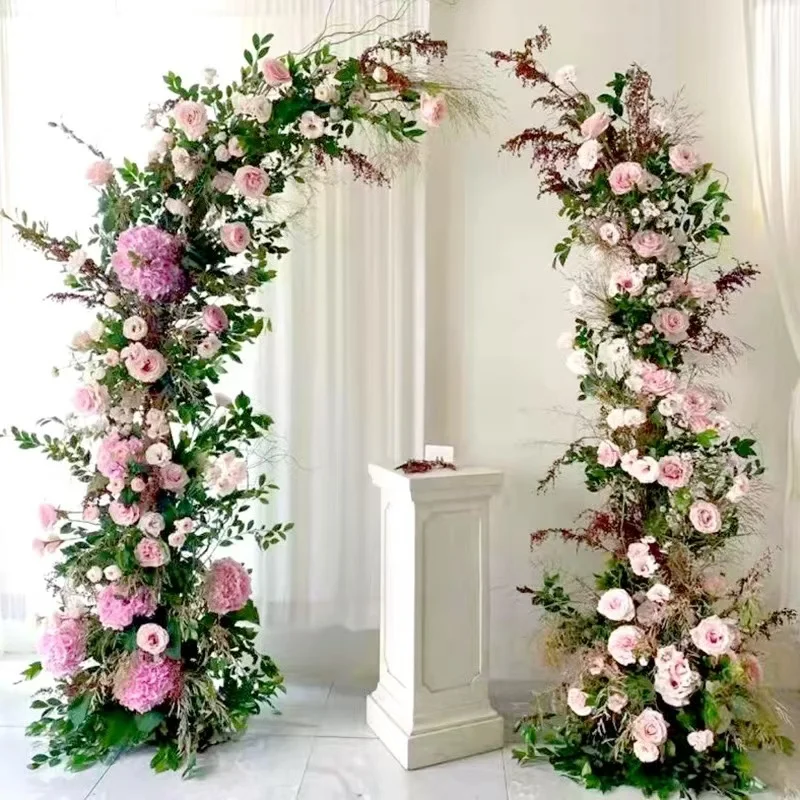 Mori outdoor wedding arch floral frame pure solid wood wedding horns flower door horns branches floral arch props