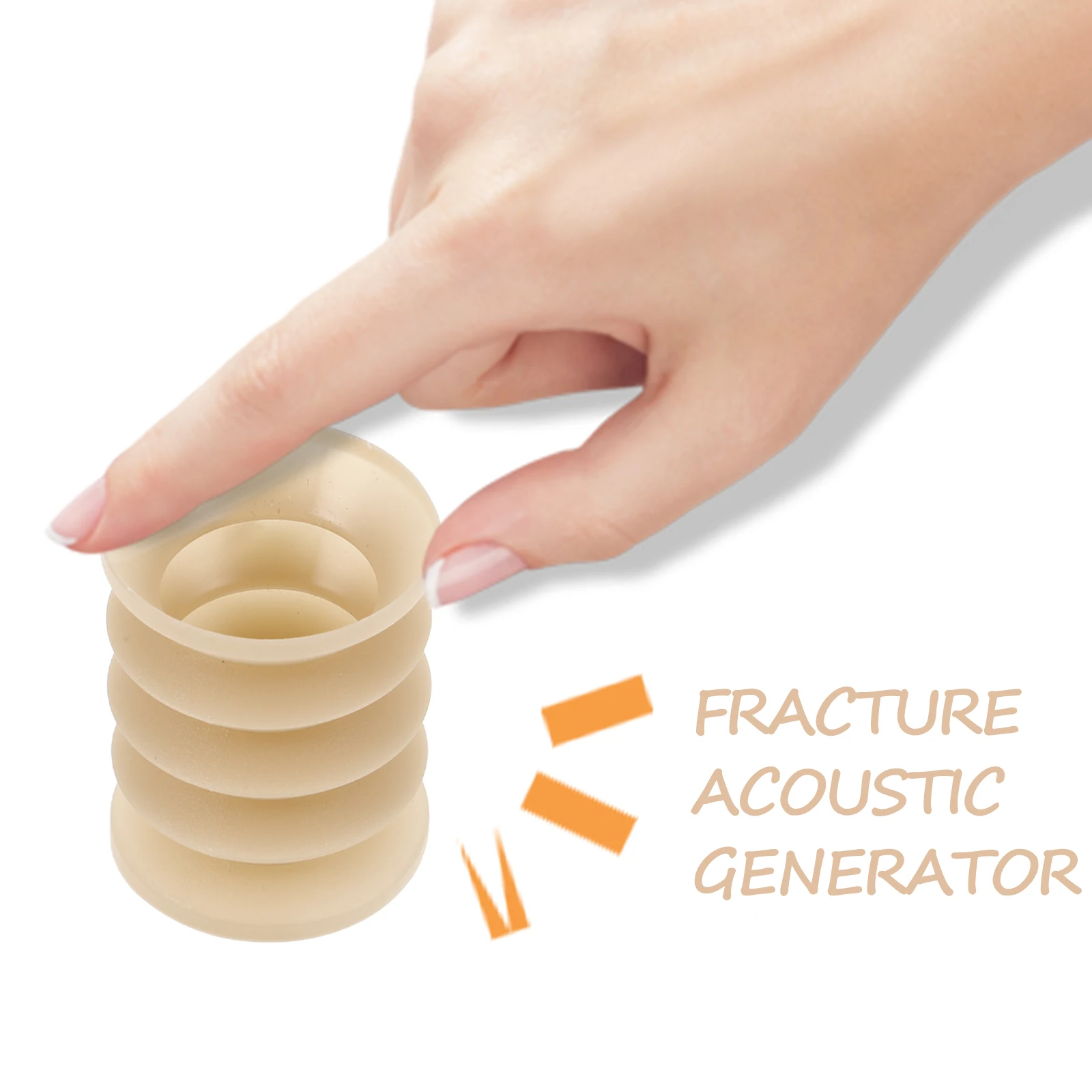 

6pcs Fracture Cracking Props Realistic Fool'S Day Tongue Prop Sound Party Prank Tool Halloween Realistic Cracking Sound Toy