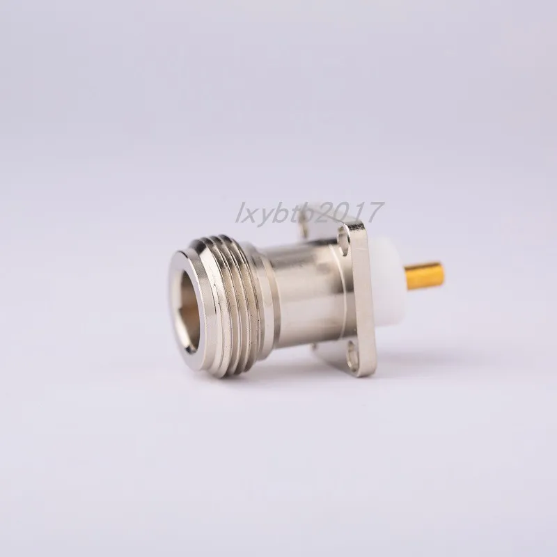

N-KFD55 RF connector 17.5 * 17.5 small four-hole flange fixed N-KFD microstrip welding plate female seat
