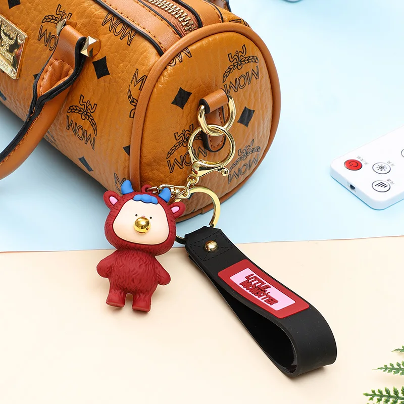 

Miniso Креативные брелки-монстры, милые подвески для пар, машинки с когтями, подарочные пакеты и высококачественные небольшие подарки