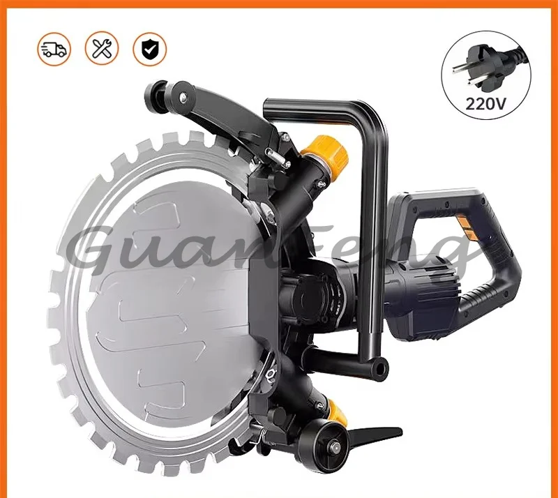 410mm Concrete Wall Ring Saw Cutter, Brushless Electric Concrete Cutting Machine for Construction Demolition Work