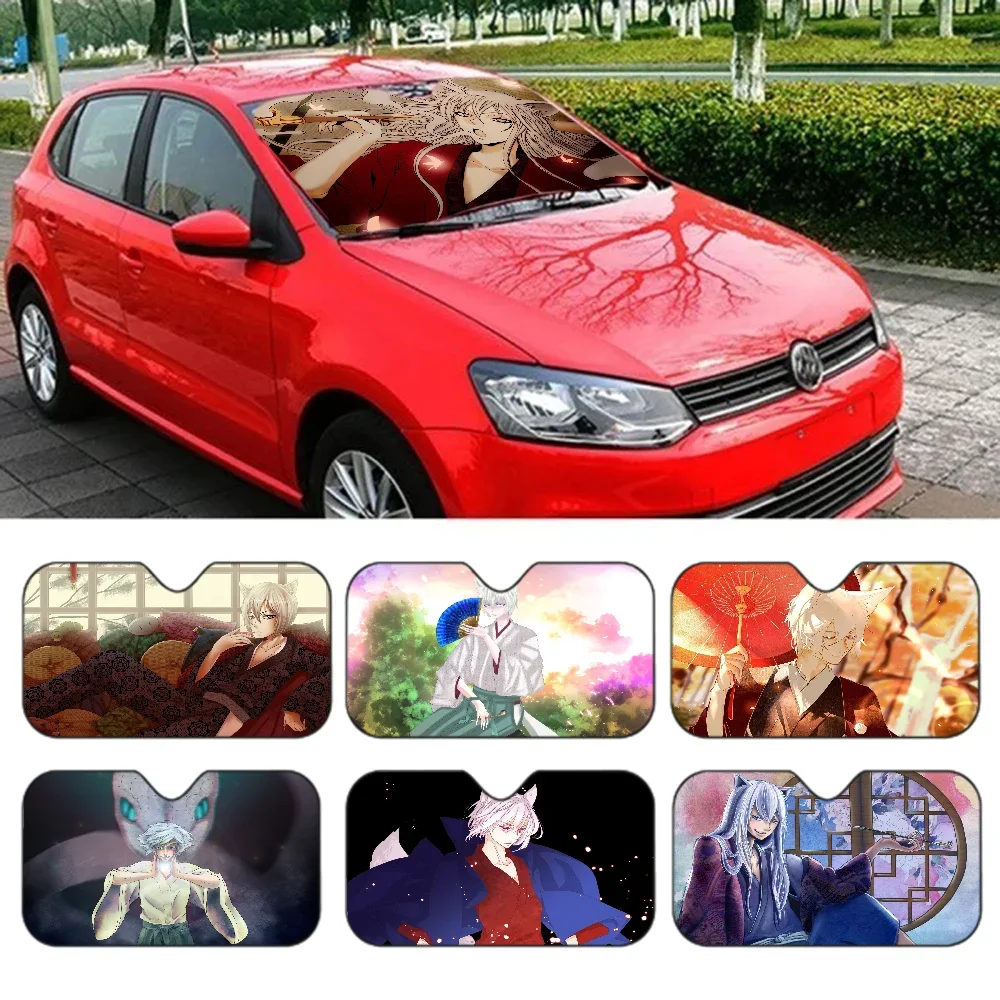 Kamisama Hajimemashita parasol para coche parabrisas plegable lindo divertido parasol de Vincent para coche camión SUV bloques