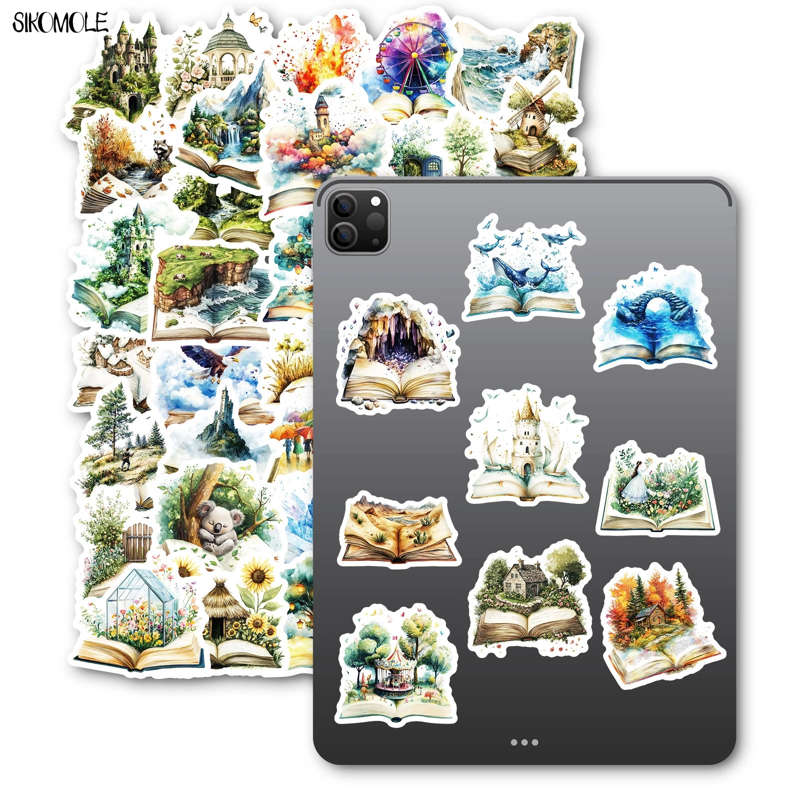 10/30/50PCS De Boswereld In Het Boek PVC Stickers Esthetische Kunst DIY Decoratie Speelgoed Kid reisbagage Graffiti Sticker Pack