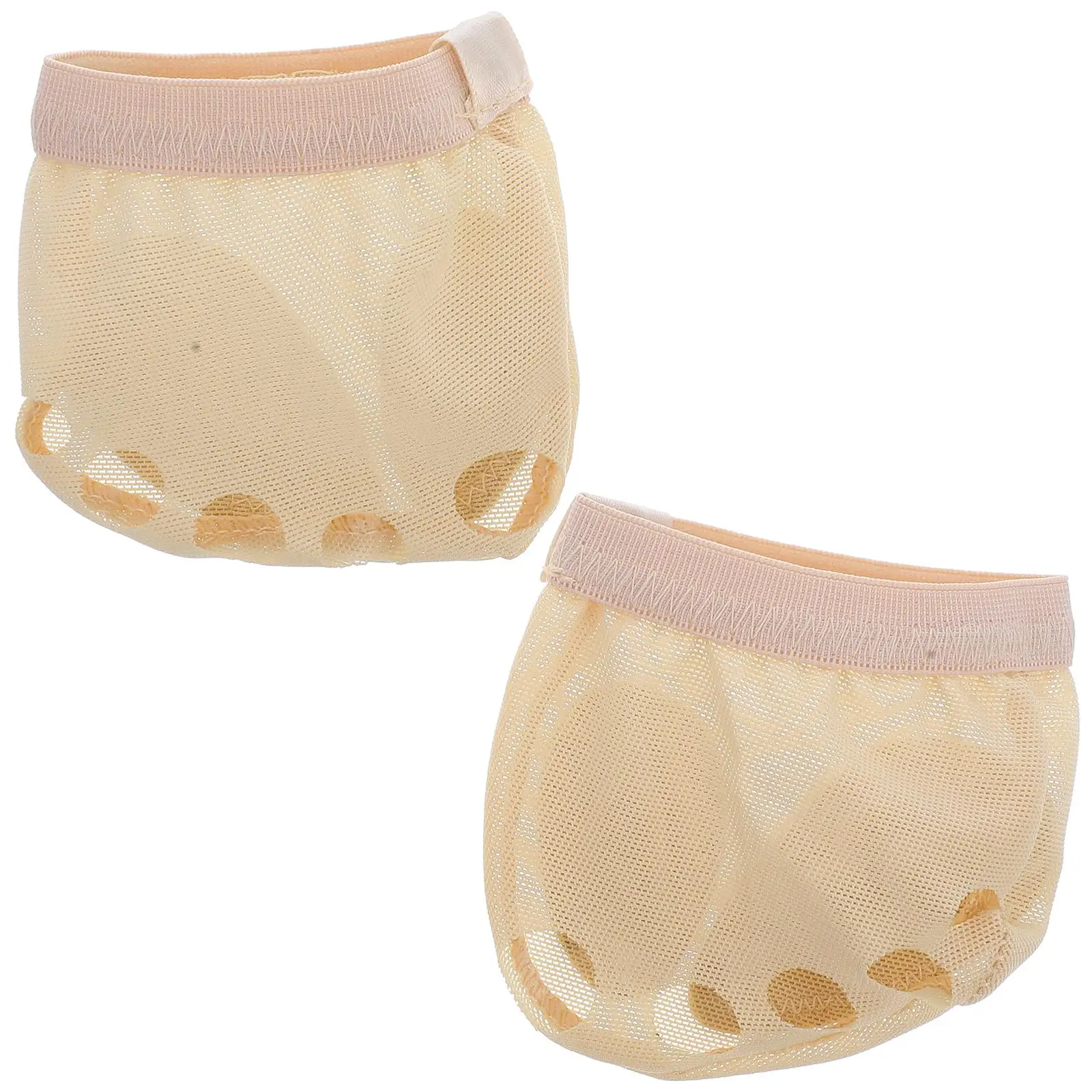 

Dance Shoes Toe Pads Breathable Comfort Elastic Band Yoga Folk Modern Ballroom Jazz Forefoot Cushion Portable Size