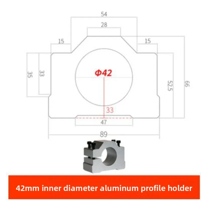 Power tapping carving machine accessories spindle 42mm without 36 spindle drilling machine 11 high-precision ER