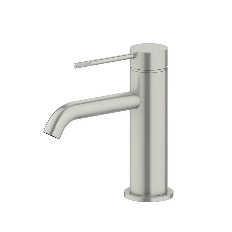 New Design Ceramic Cartridge Brushed Gold Brass Bathroom Basin Mixer Faucets
