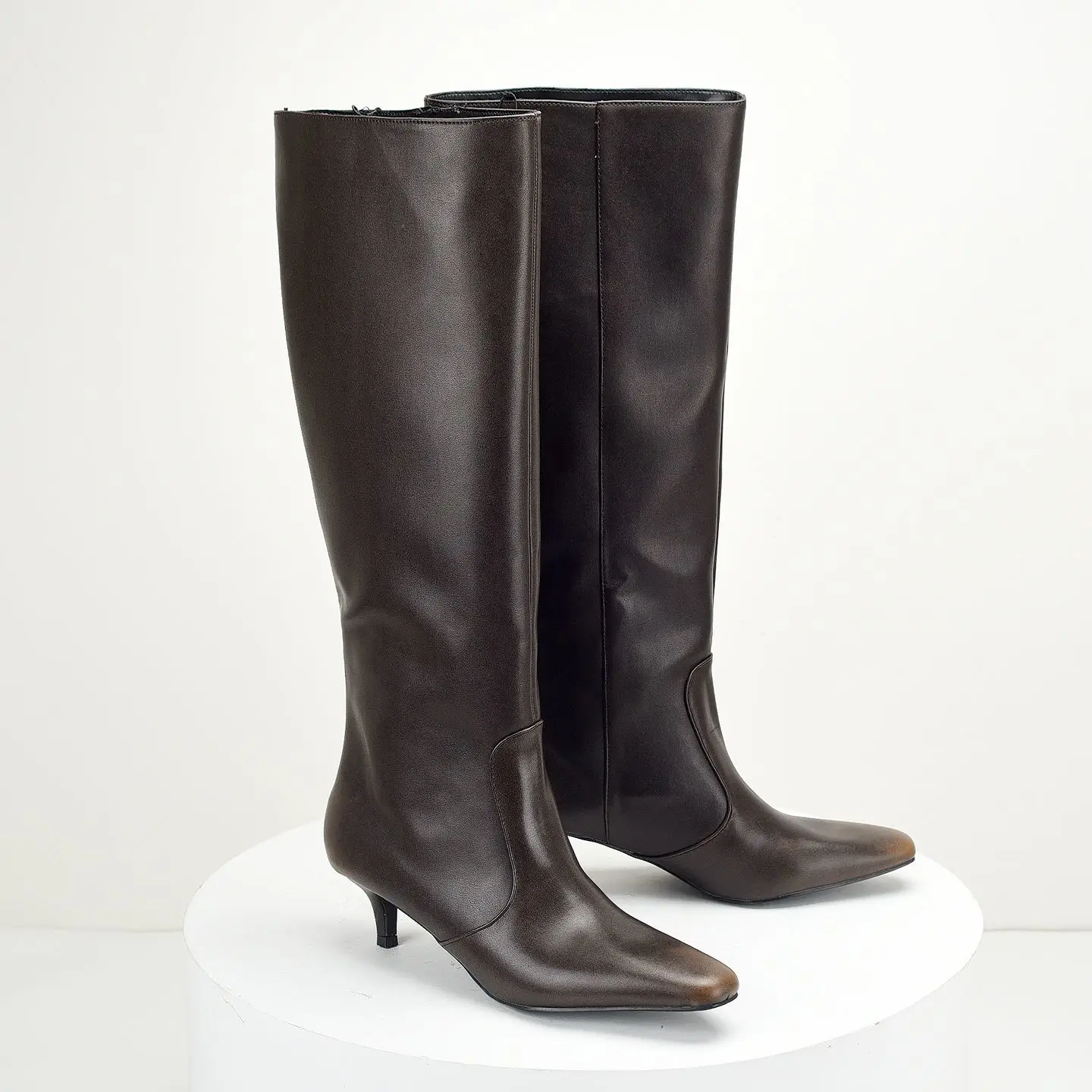 

Designer Brand Retro Square Boots Women Autumn and Winter High Boots Fashion Knight Boots for Women Hot Selling