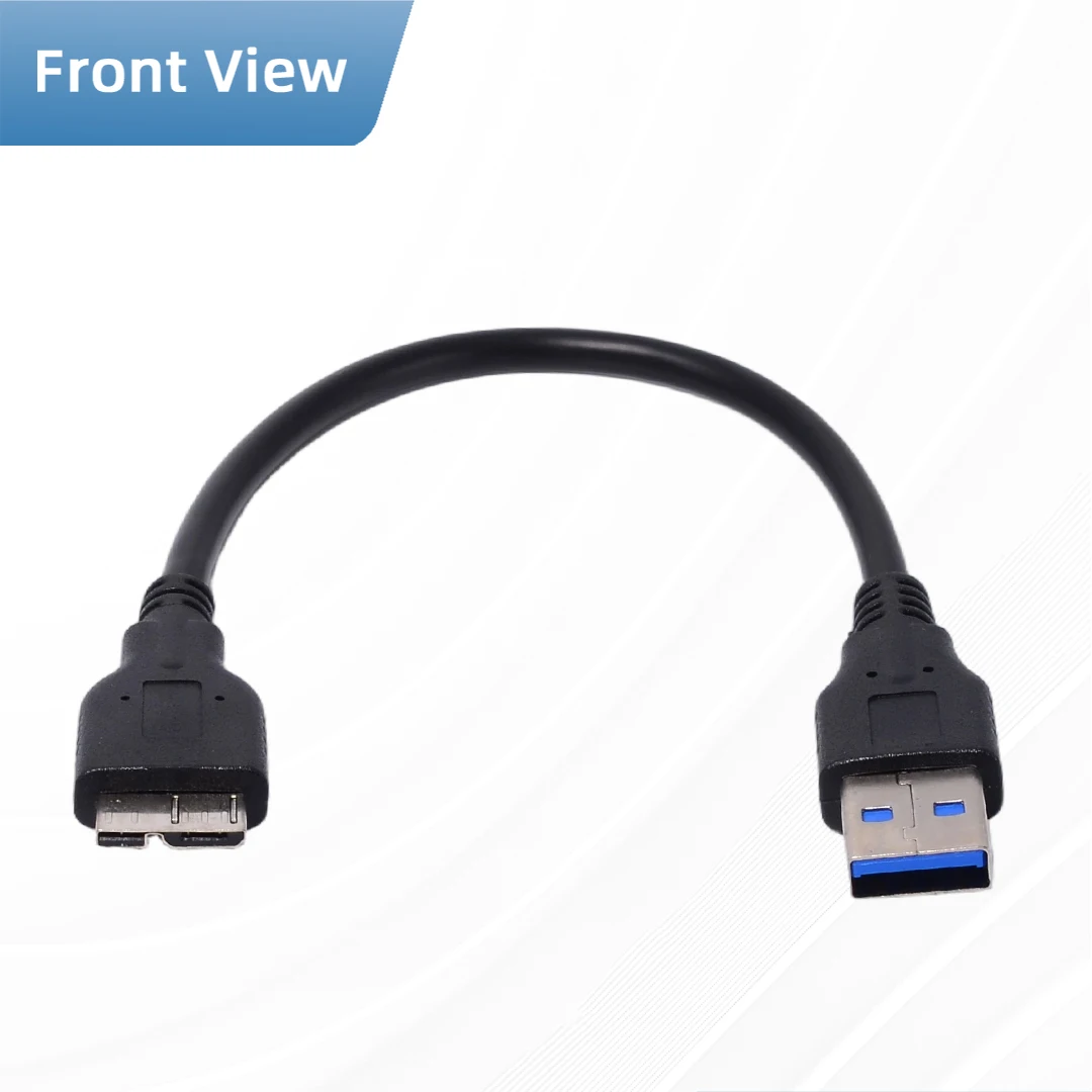 USB 3.0 A Male to Micro B Cable Cord for WD My Passport and Elements External Hard Drive, Toshiba, Samsung Galaxy S5, Note 3