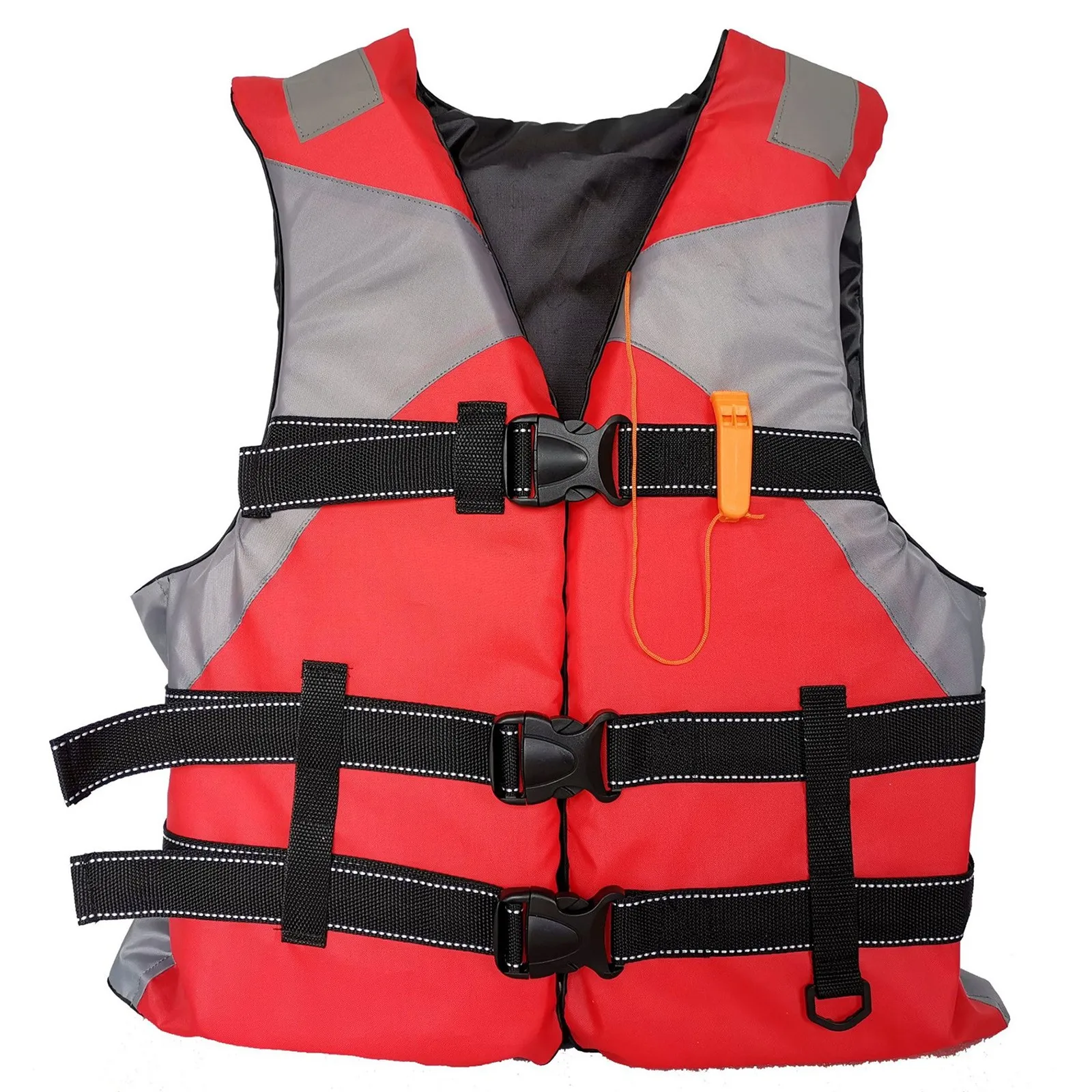 Adults Life Jacket Aid Vest Kayak Ski Buoyancy Fishing Watersport Outdoor, Great for Any Water Sports Boating Skiing Surfing