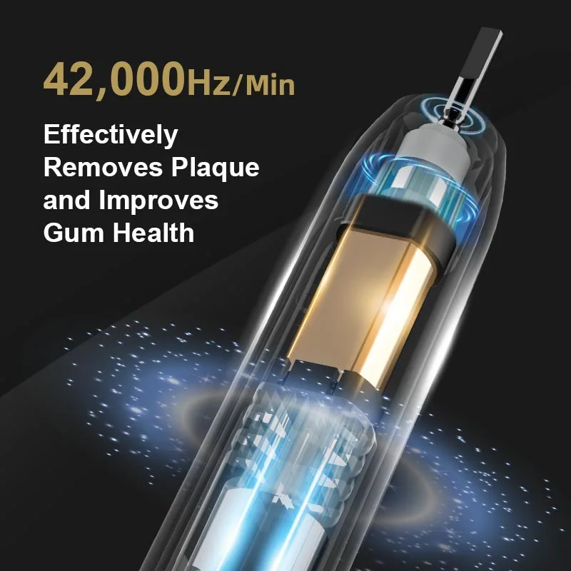 Xiaomi فرشاة أسنان كهربائية بالموجات الصوتية الذكية توقيت فرشاة أسنان تبييض الأسنان سريع USB قابلة للشحن فرشاة الأسنان مع رأس بديل