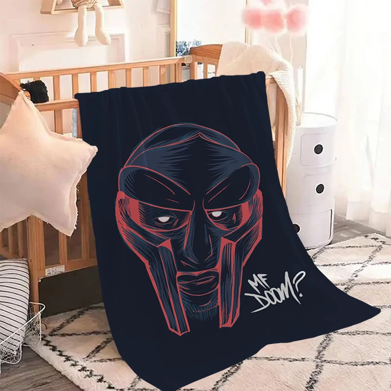 M-MF D-Doom Fleece Blanket Fluffy Bed Blankets for Decorative Sofa Catnap Microfiber Bedding Custom Cobija Knee Throw Soft Nap