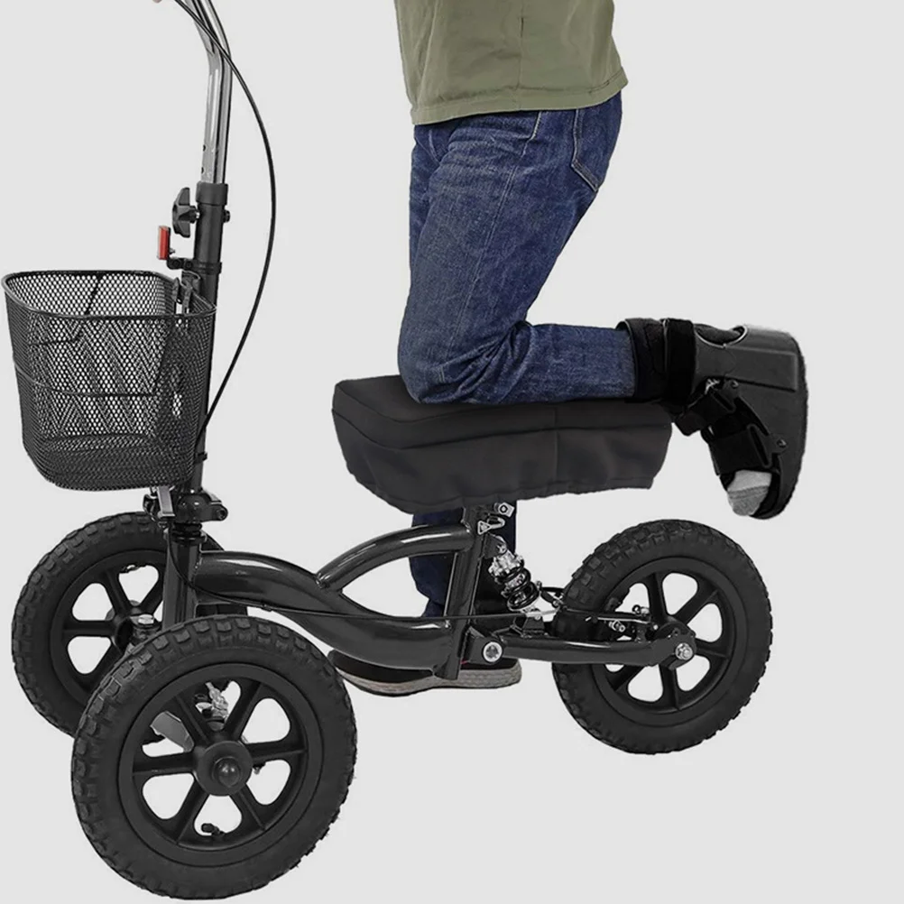 

Memory Foam Knee Scooter Pad Cover Reusable Soft Cushion For Walker Comfortable Rest Pad Protective Scooter Accessories