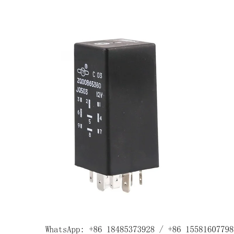 Car Turn Signal Flasher Relay Unit OE ZQ00467380 Fit Citroen Fukang Elysee 12V Hazard Warning Light Blinker Control Module