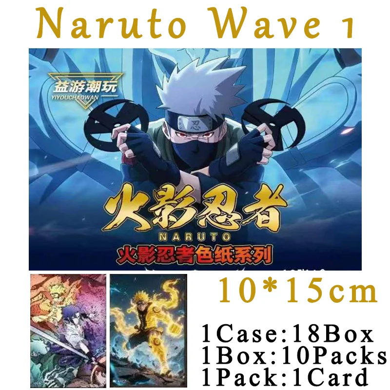 

2025 Naruto Cards Wholesale Booster Box Anime Character Collection Card Board Game Birthday Children's Gift