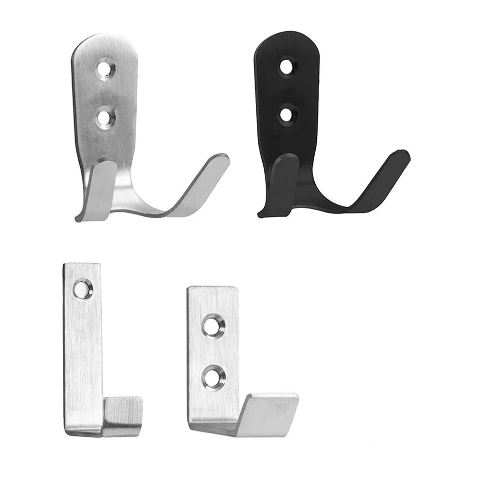 Easy Install Towel Holder Accessory J Hook Holder Heavy Duty Hooks Easy Installation Hanging Hardware Included