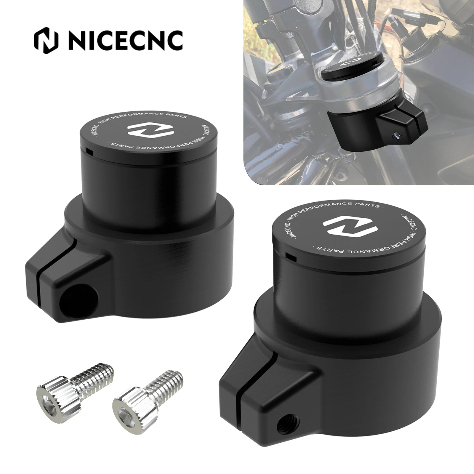 

Motorcycle 1.26" Front Fork Extension for KTM 390 Adventure 390 2020 2021 2022 2023 2024 390 Adventure 1.26" Rise Fork Risers