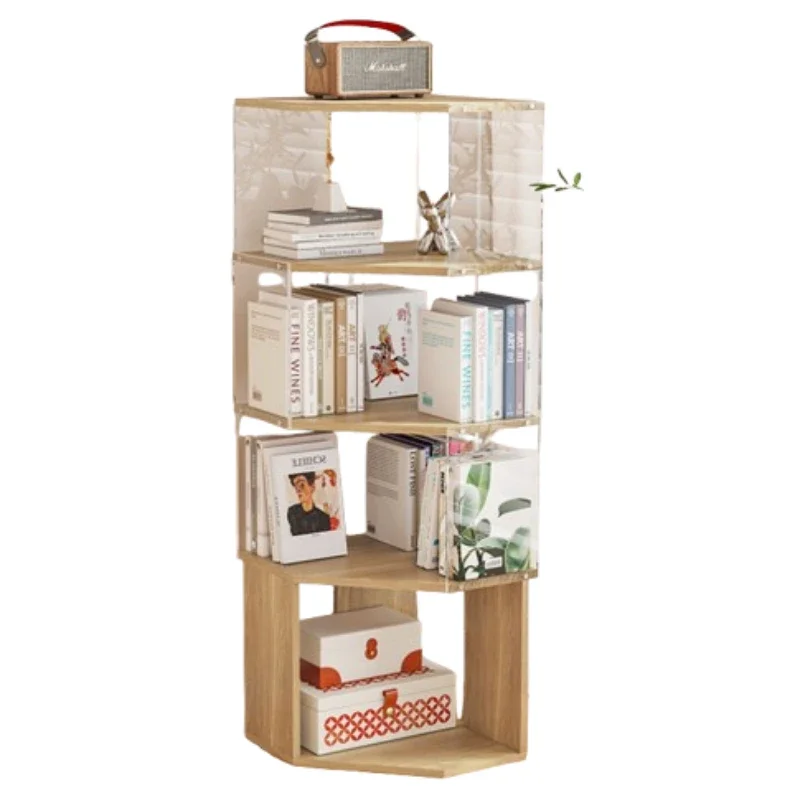 Shelf Display Stand Multi-purpose Library Book Rack Modern Living Room Bookshelf Cabinets Cube Storage Organizer Furniture