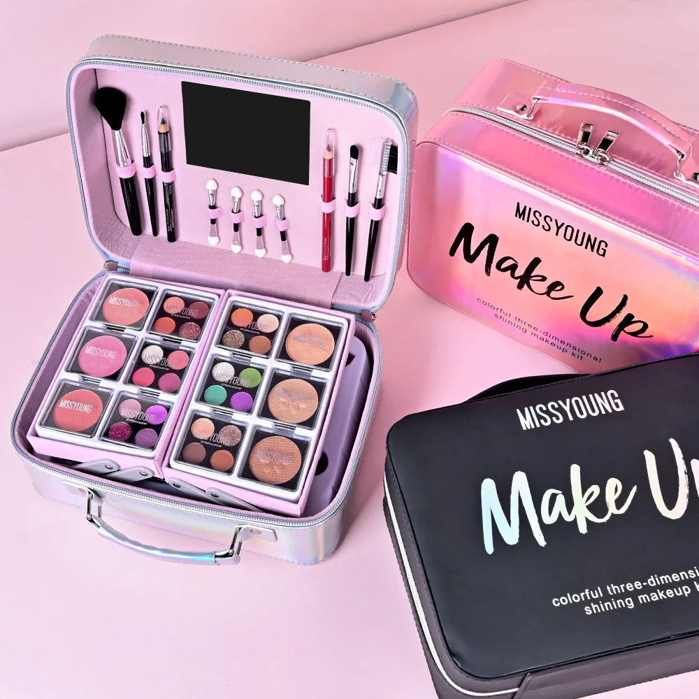 Popular 36 pcs beauty set makeup eyeliner blusher lipstick facial daily makeup kit women's holiday birthday gift set